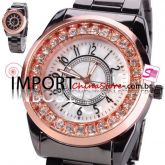 Relógio de luxo Tungsten Aço Mulher Moda